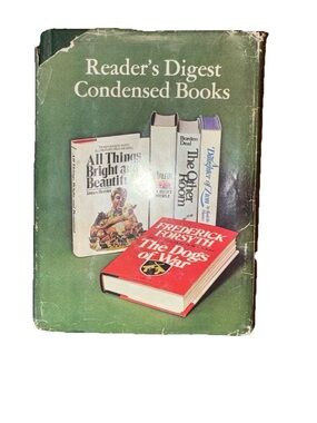 Reader's Digest Condensed Books 1975 Volume 5 Hardcover Dust Jacket Vintage